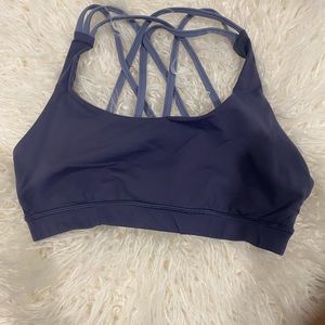 lululemon sports bra 6 used condition Color is a grayish blue color